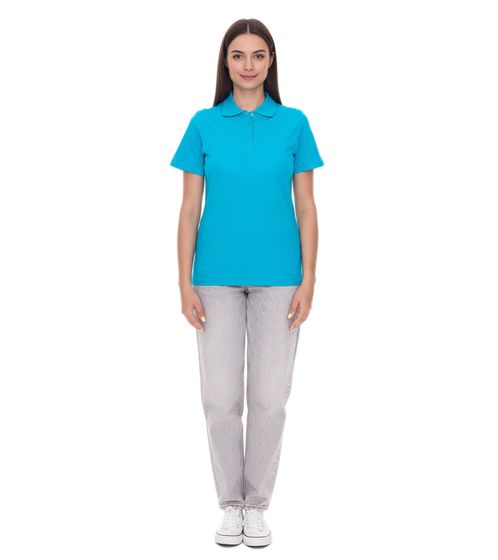 Polo de mujer ELEVATE Helios, polo de algodón, punto piqué 180 g/m² 3810751 Azul Agua