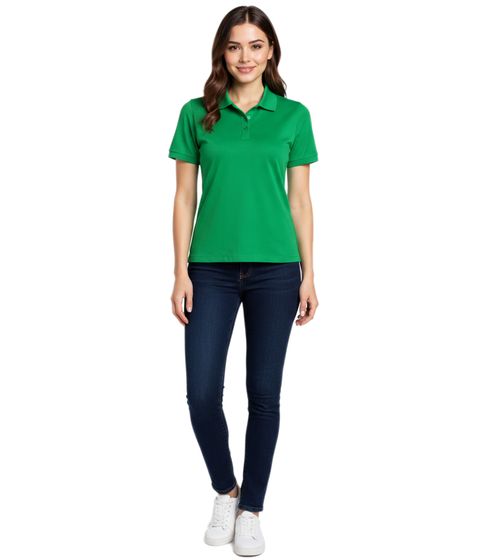 ELEVATE Helios Women's Polo Shirt Cotton Polo Shirt Pique Knit 180 g/m² 3810769 Green
