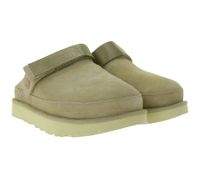 UGG Australia Goldenstar, pantofole da donna in vera pelle sostenibile con suola a piattaforma retrò, slip-on, modello 1138252, beige o marrone