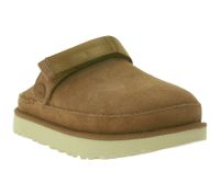 UGG Australia Goldenstar, pantofole da donna in vera pelle sostenibile con suola a piattaforma retrò, slip-on, modello 1138252, beige o marrone