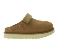 UGG Australia Goldenstar, pantofole da donna in vera pelle sostenibile con suola a piattaforma retrò, slip-on, modello 1138252, beige o marrone