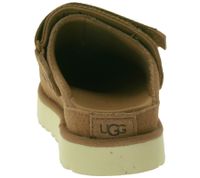 UGG Australia Goldenstar, pantofole da donna in vera pelle sostenibile con suola a piattaforma retrò, slip-on, modello 1138252, beige o marrone