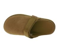 UGG Australia Goldenstar, pantofole da donna in vera pelle sostenibile con suola a piattaforma retrò, slip-on, modello 1138252, beige o marrone