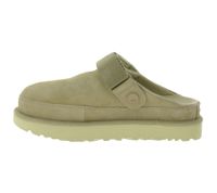 UGG Australia Goldenstar, pantofole da donna in vera pelle sostenibile con suola a piattaforma retrò, slip-on, modello 1138252, beige o marrone