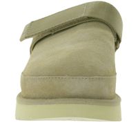 UGG Australia Goldenstar, pantofole da donna in vera pelle sostenibile con suola a piattaforma retrò, slip-on, modello 1138252, beige o marrone