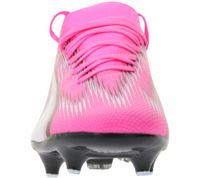 PUMA Ultra Match Mxsg Football Boots Screw-in Studs with Grip Control Pro Technology Training Shoes Lace-up Shoes 107753 01 Pink/Black