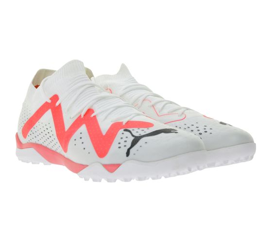 PUMA Future Match Tt Herren Fußball-Schuhe Kunstrasen-Schuhe mit PWRTAPE-Technologie Trainings-Schuhe 107374 01 Weiß