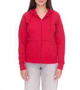 ELEVATE Theron Damen Sweat-Jacke mit 240 g/m2 Baumwoll-Sweater Kapuzen-Pullover Hoodie 3823025 Rot ELEVATE Theron Damen Sweat-Jacke mit 240 g/m2 Baumwoll-Sweater Kapuzen-Pullover Hoodie 3823025 Rot