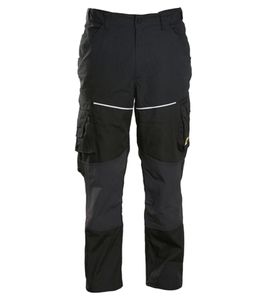 Pantalones de trabajo NORTHERN COUNTRY para hombre con refuerzo de Cordura en las rodillas, para ropa de trabajo y bricolaje, 88968456, color negro Pantalones de trabajo NORTHERN COUNTRY para hombre con refuerzo de Cordura en las rodillas, para ropa de trabajo y bricolaje, 88968456, color negro