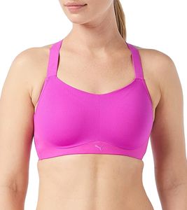 PUMA Active Bra Damen Sport-BH mit High-Support-Funktion Trainings-Bustier 935282 04 Pink