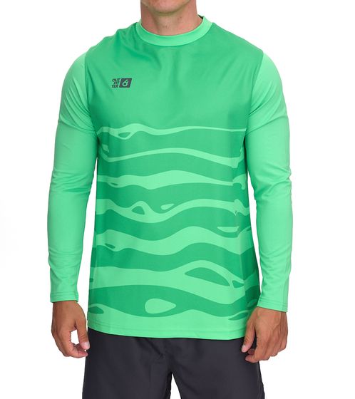 Outfitter OCEAN FABRICS Tahi Men's Goalkeeper Jersey, Moisture-wicking and quick-drying, long-sleeved soccer shirt, OUT-M-1033-OTW-25 Green