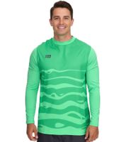 Camiseta de portero OCEAN FABRICS Tahi para hombre, transpirable y de secado rápido, de manga larga, OUT-M-1033-OTW-25 Verde