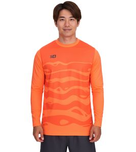 Maillot de gardien de but pour homme OCEAN FABRICS Tahi Maillot de football à manches longues évacuant l'humidité et à séchage rapide OUT-M-1033-OTW-81 Orange