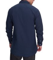 Chemise basique à manches longues pour homme U.S. POLO ASSN., en coton, taille US41 104 052 002696 379, bleu/blanc