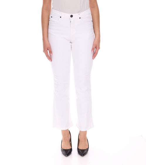 Jeans Bootcut da donna ARIZONA: Pantaloni in denim a vita alta alla moda con 5 tasche, 205716 Bianco