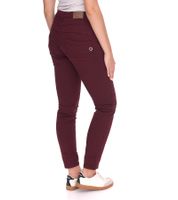 Jean en coton PLEASE pour femme, coupe slim, 14360933, Bordeaux