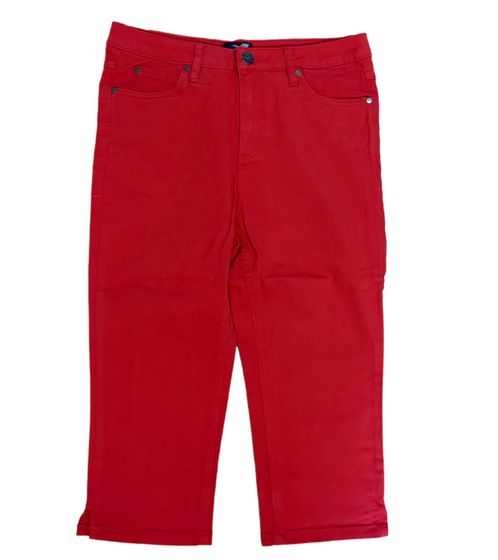 Pantaloni Capri da Donna ARIZONA, Pantaloni in Denim a 3/4 a Vita Alta, Jeans Casual, 99331807 Rosso