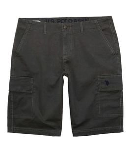 U.S. POLO ASSN. Men's Leisure Cargo Shorts, Lightweight Leisure Shorts with U.S. Polo Embroidery, Shorts 143 68147 52661 381 Gray