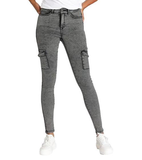 Jean slim ARIZONA pour femme, pantalon tendance en coton, 36555915, gris