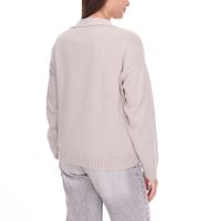 OTTO Damen Baumwoll-Cardigan stylischer Strick-Pullover mit V-Ausschnitt 29462254 Beige