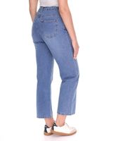 Jean évasé 5 poches DELMAO pour femme, pantalon en coton, bleu clair 53374454