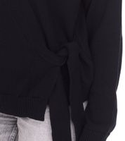 Cardigan en coton pour femme OTTO, pull tricoté élégant avec col en V 18068627 Noir