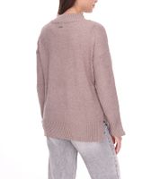 Pull col roulé femme HECHTER PARIS, manches longues, marron 86091131