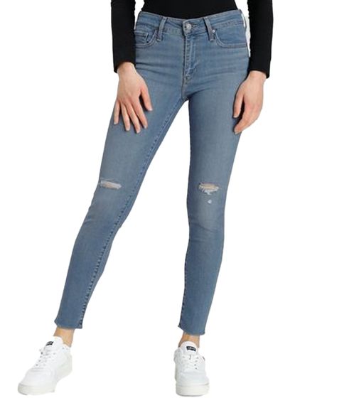 Jean skinny taille haute Levi's 711 pour femme, cinq poches, bleu 41056100