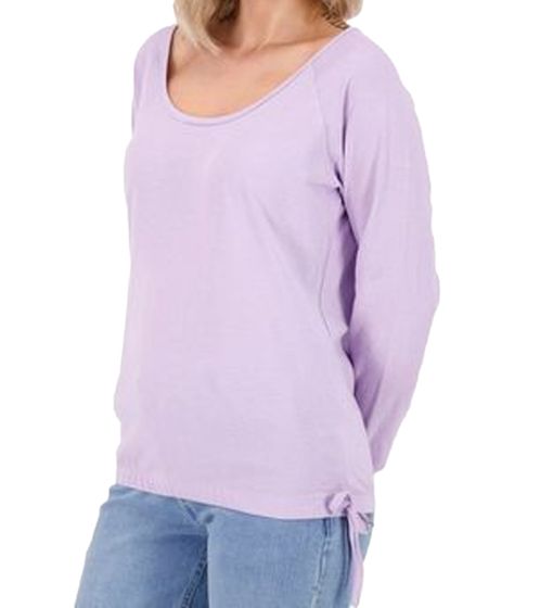 Sweat-shirt femme FarahAK A, pull en coton, manches longues, 98163503, violet