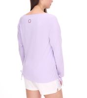 Sweat-shirt femme FarahAK A, pull en coton, manches longues, 98163503, violet