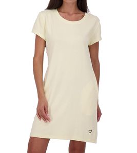 ALIFE AND KICKIN Zoeyak - Abito estivo da donna, miniabito semplice, abito in cotone, 34810527 Giallo