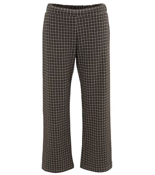 Pantalon à carreaux Aniston CASUAL pour femme 77650151 Blanc/Gris/Noir