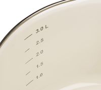 KRÜGER Sylt Fleisch-Topf 1-Teilig aus hochwertiger Emaille Spülmaschinenfest für alle Herdarten geeignet 20cm 3,2 Liter Mint-Grün