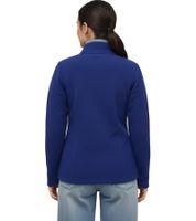 MAUI SPORTS Women's Fleece Jacket with Stand-Up Collar, Transition Sweater, Blue MAUI SPORTS Women's Fleece Jacket with Stand-Up Collar, Transition Sweater, Blue