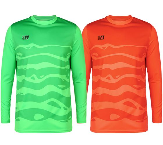 Outfitter OCEAN FABRICS Tahi Men's Goalkeeper Jersey, Moisture-wicking and quick-drying, long-sleeved soccer shirt, OUT-M-1033-OTW in orange or green