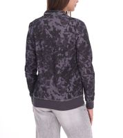 bruno banani Damen Sweat-Shirt stylisches Langarm-Shirt mit Logo-Print 39488624 Schwarz/Grau