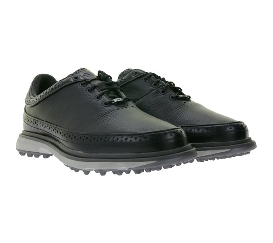 adidas Mc80 Golf-Schuhe Echtleder-Schuhe mit Boost-Zwischensohle wasserdichte Sport-Schuhe ID0226 Schwarz