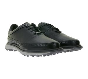 Scarpe da golf adidas Mc80 in vera pelle con intersuola Boost, scarpe sportive impermeabili ID0226 nere