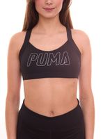 PUMA Damen Sport-BH sitzender Trainings-Bustier Soft Bra in Grün, Active Bra in Pink oder Blau, Training Bra in Schwarz