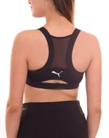 PUMA Damen Sport-BH sitzender Trainings-Bustier Soft Bra in Grün, Active Bra in Pink oder Blau, Training Bra in Schwarz