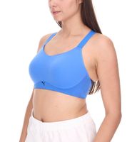 PUMA Damen Sport-BH sitzender Trainings-Bustier Soft Bra in Grün, Active Bra in Pink oder Blau, Training Bra in Schwarz