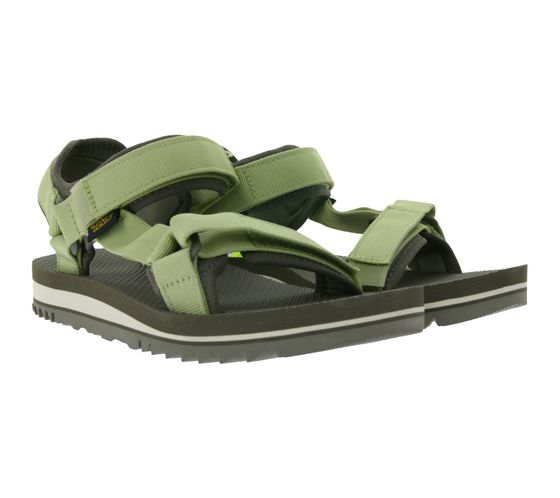 Sandali da donna TEVA Original Universe con intersuola in EVA sagomata, scarpe casual sostenibili 1107709 Marrone/Verde oliva