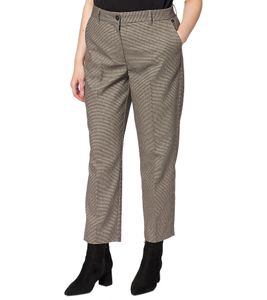 Marc O´Polo Damen Anzug-Hose karrierte Stoff-Hose 149 0468 10227 R01 Braun/Schwarz