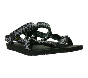 TEVA Original Universal Herren Trekking-Sandale nachhaltige Sommer-Sandale mit EVA-Gummisohle Outdoor-Sandale 1004006 Schwarz/Grau