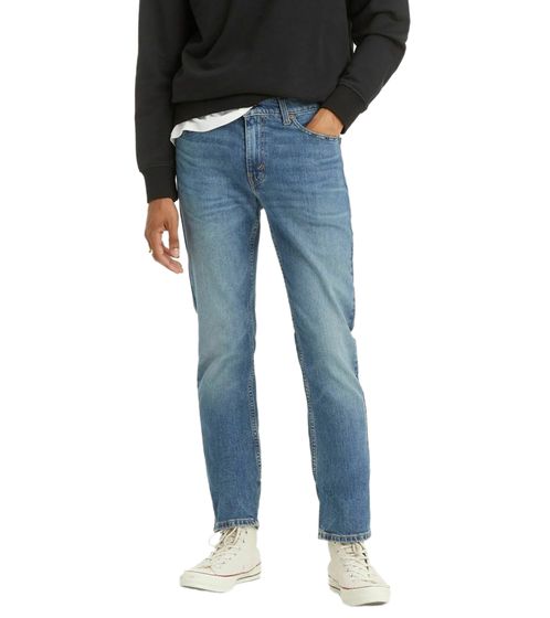 LEVI´S 511 Herren Jeans-Hose im 5-Pocket-Style Baumwoll-Hose Slim-Fit Stretch Denim-Hose 45115536 Blau