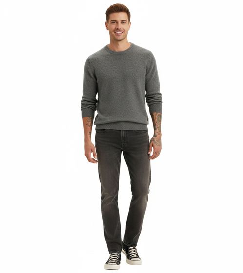 LEVI´S 511 Herren Jeans-Hose im 5-Pocket-Style Baumwoll-Hose Slim-Fit Denim-Hose 45115968 Dunkelgrau