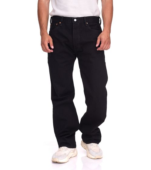 LEVI´S 501 Herren Denim-Hose im 5-Pocket-Style Jeans-Hose Baumwoll-Hose 5010660 Schwarz