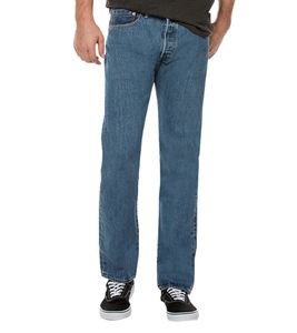 LEVI'S 501 Men's 5-Pocket Denim Jeans, Straight-Fit Cotton Trousers, 5010193 Blue