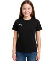 3-pack PUMA TeamGoal 23 Casual Children's Sports T-shirt for boys and girls, cotton t-shirt with logo embroidery, 656709 03, black