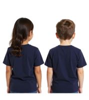 Lot de 2 t-shirts de sport PUMA TeamGoal 23 en coton avec patch logo pour garçon et fille (656709 06, bleu foncé) Lot de 2 t-shirts de sport PUMA TeamGoal 23 en coton avec patch logo pour garçon et fille (656709 06, bleu foncé)